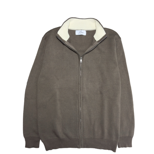 Brown Zip Up